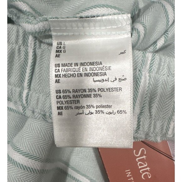 State of Day Women’s Pajama Pants Bundle Plaid Lavender & Mint Stripe NWT - Picture 5 of 5